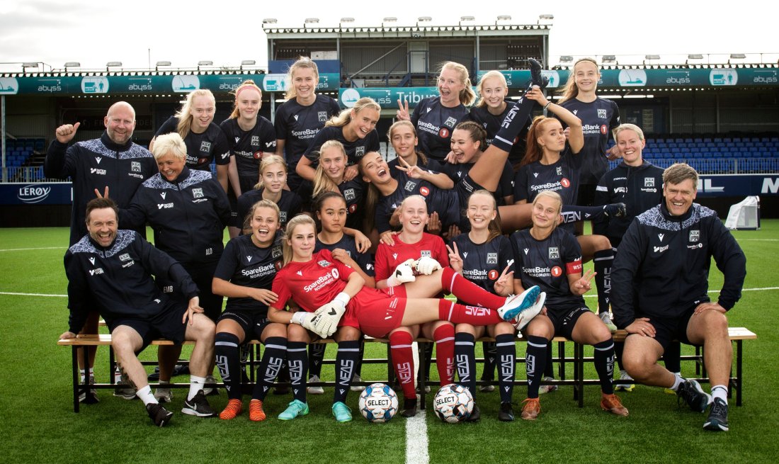KBK Women in 2021, the year our women's team played the first regular season match.