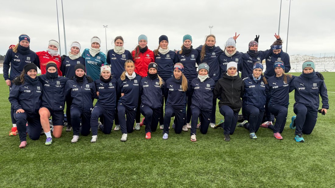 KBK Kvinner var på treningsleir i Hjørring i februar.