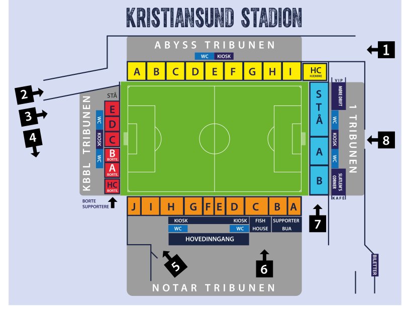 1)-tribunen vil også inneholde nye kontorlokaler, VIP, en kafé og terrasse man kan oppholde seg på før kamp