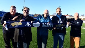 Fra venstre: Frank Nilsson, Øistein Kjønhaug, Victor Jensen, Nils Arne Øksenvåg, Kjetil Thorsen