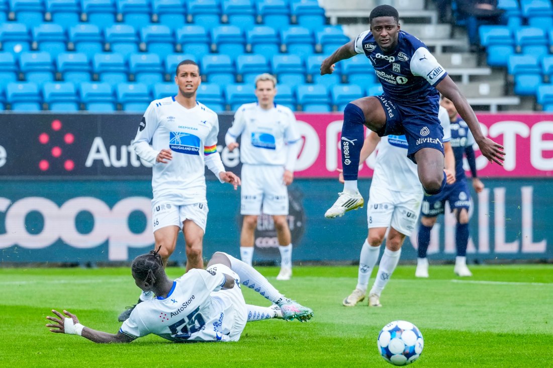 Alioune Ndour var tilbake på sin gamle hjemmebane. Foto: NTB