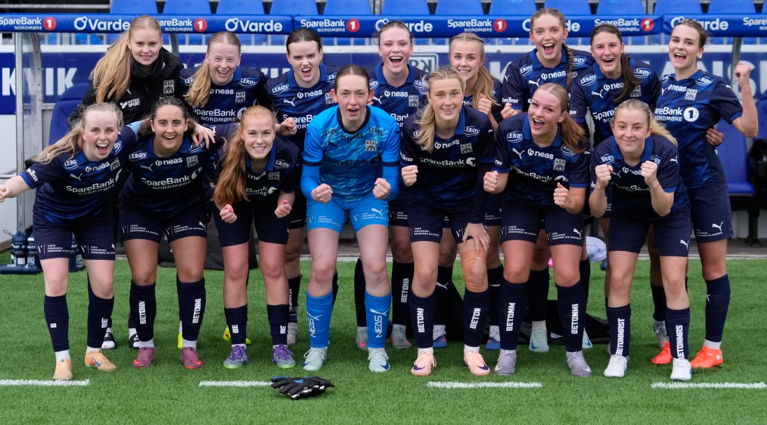 KBK Kvinner har hatt mye å juble for så langt denne sesongen. Foto: Terje Stamnes
