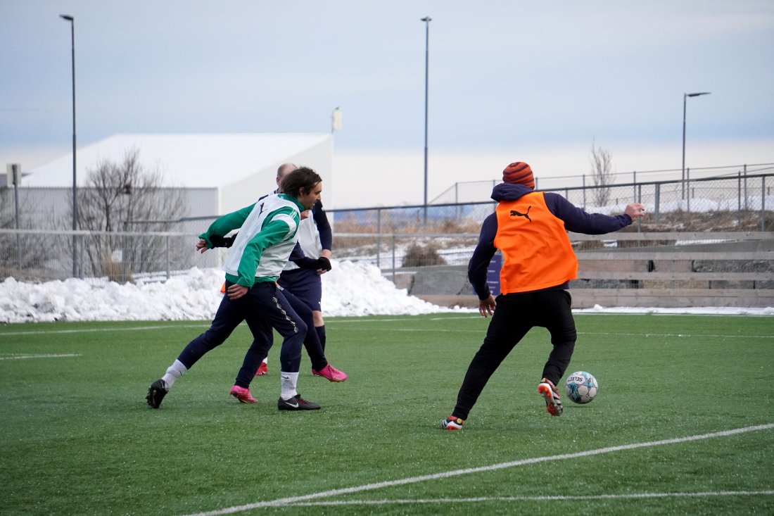 KBK Gatelag trener sammen hver mandag og torsdag.