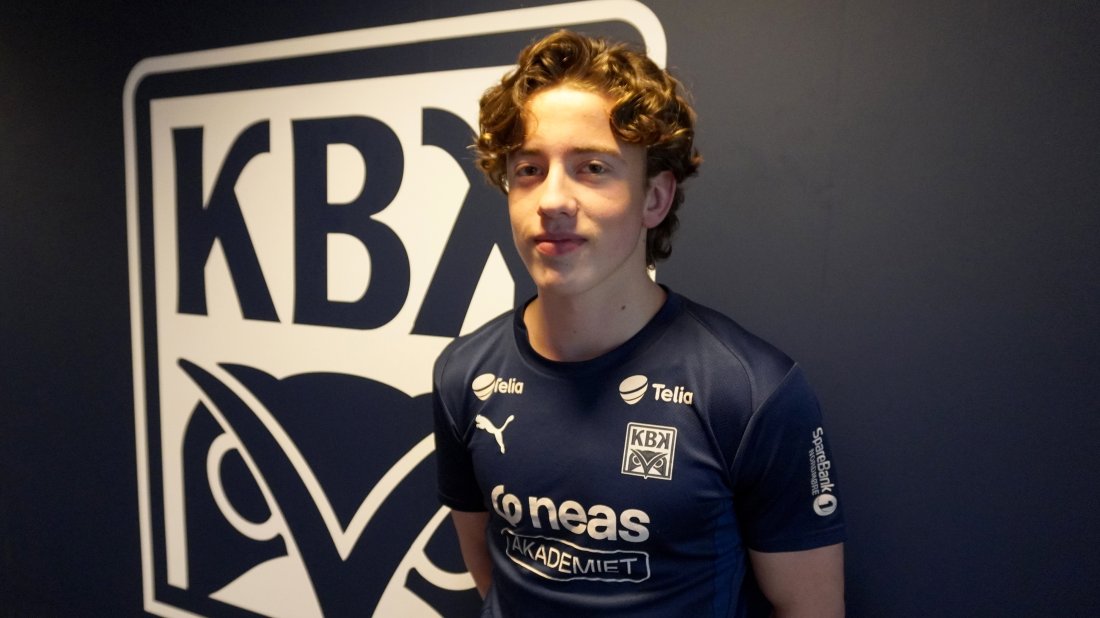 Nikolai Finset fra Aure har proffkontrakt med KBK og er nåværende G16-landslagsspiller for Norge.