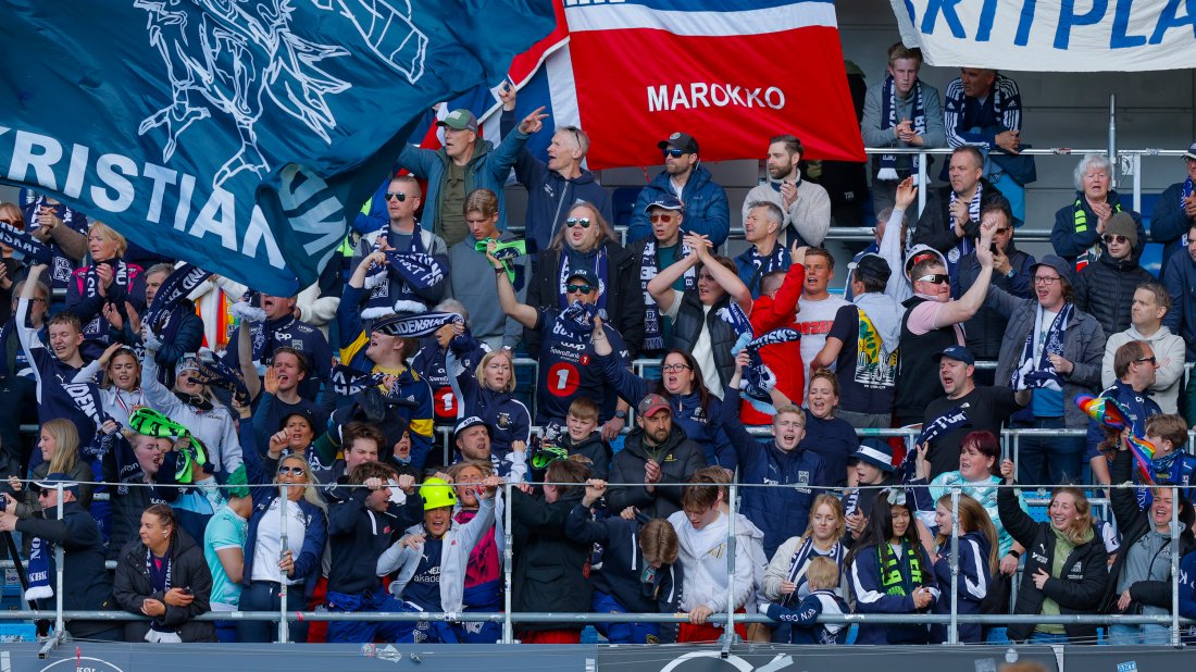 Det ble en bra dag for supporterne som tok turen over Fursetfjellet. Foto: NTB