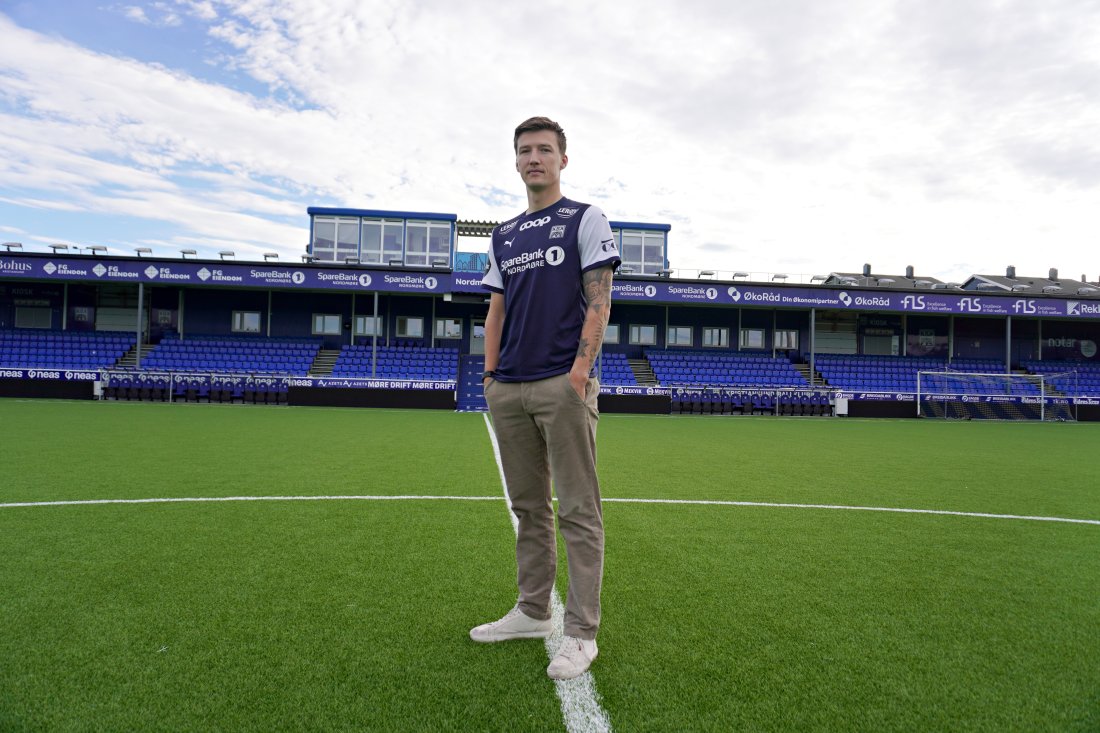 Axel Kryger er klar for Kristiansund Ballklubb.