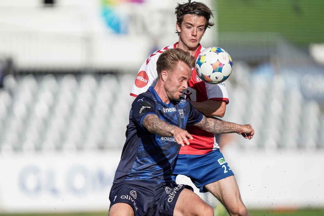 Sander Svendsen debuterte for KBK. Foto: NTB