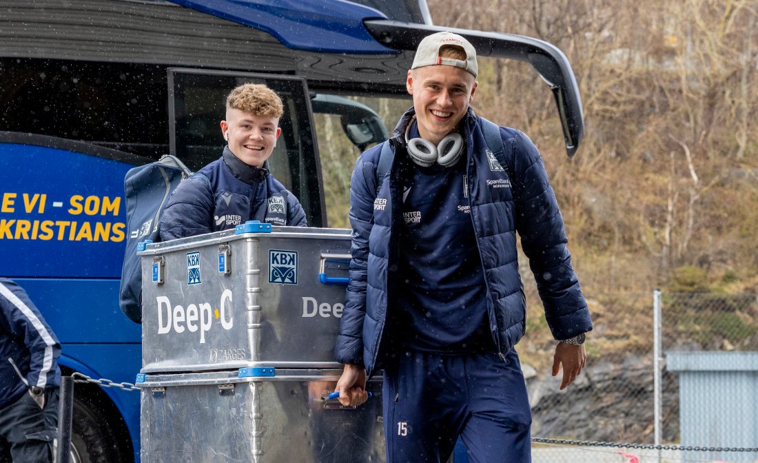 Mikkel Rakneberg sammen med Max Williamsen. Foto: NTB