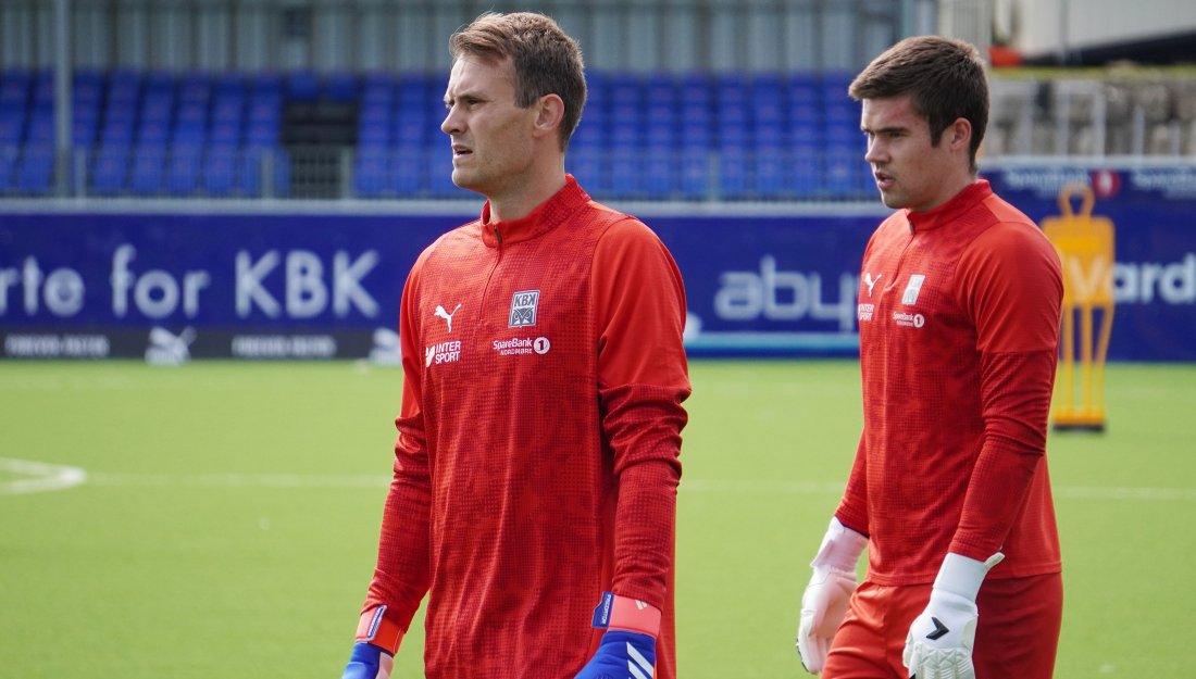 Knut-André Skjærstein og Sander Rød er målvaktene som kan spille eliteseriekamper for KBK akkurat nå.