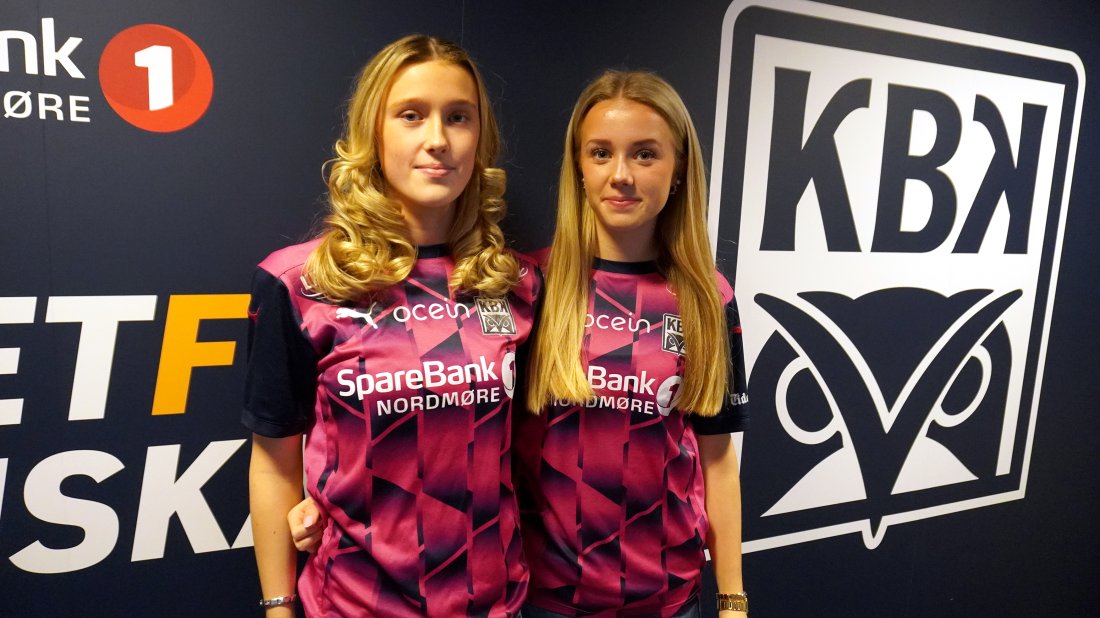 Leah Marie Øien Roaas (til venstre) og Mali Nonstad Braathen går fra Molde til KBK.