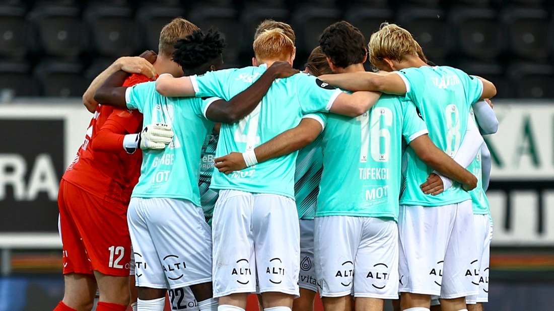 KBK yppet seg en del i første omgang, men et effektivt og godt Bodø/Glimt-lag viste sin klasse. Foto: NTB