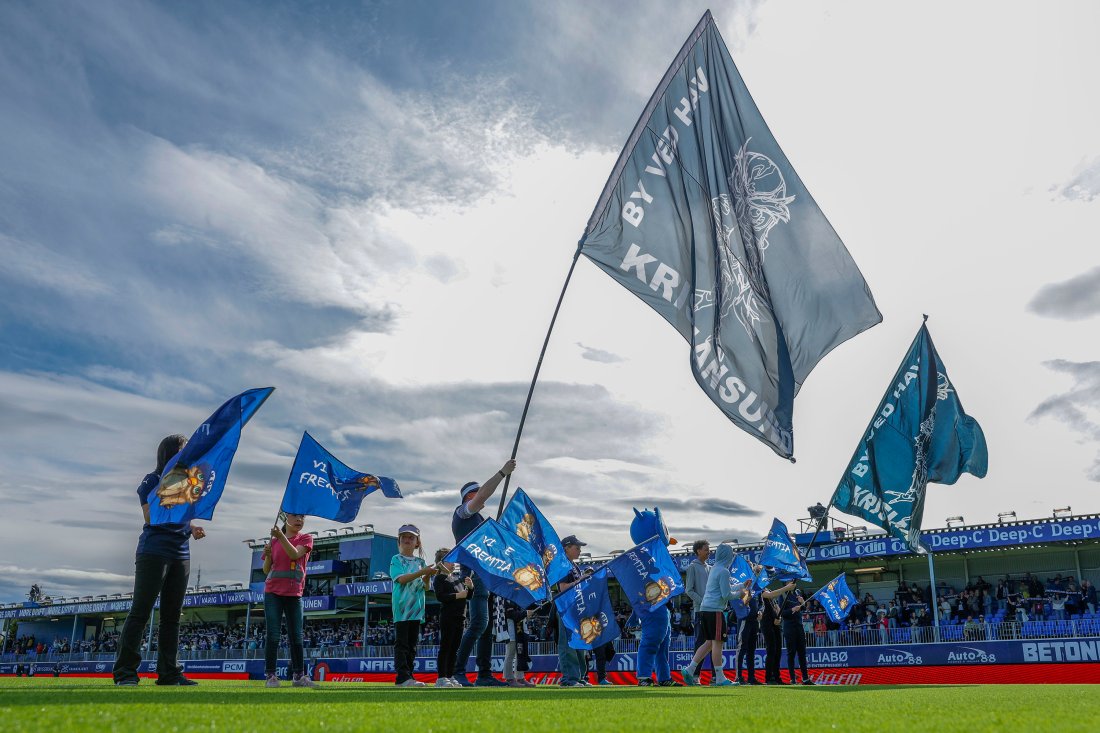 Årets beste tilskuertall på Nordmøre stadion så langt med 3480 tilskuere. Foto: NTB