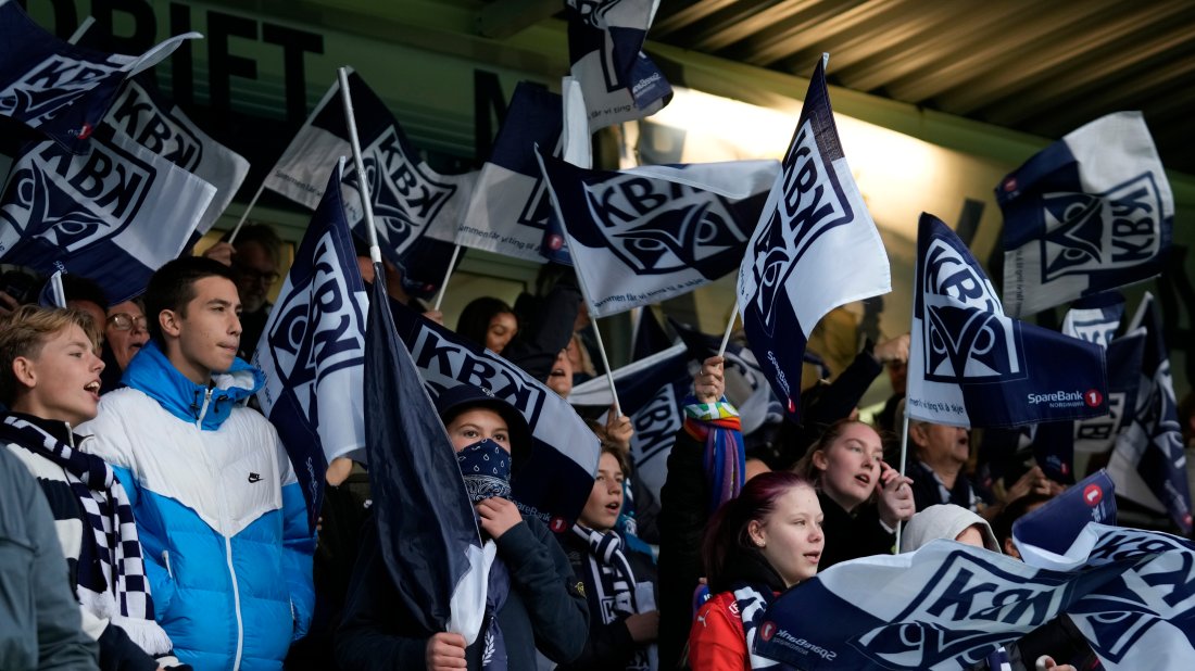Bli med på feiringen av en underholdende eliteseriesesong når KBK møter Tromsø på søndag! Foto: Terje Stamnes