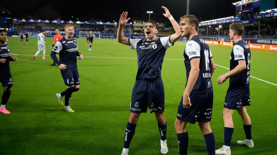 Mye å juble for i førsteomgang for KBK. Foto: Terje Stamnes