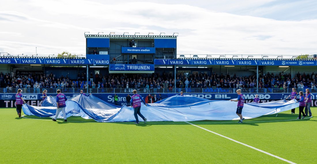 Nordmøre stadion. Foto: NTB